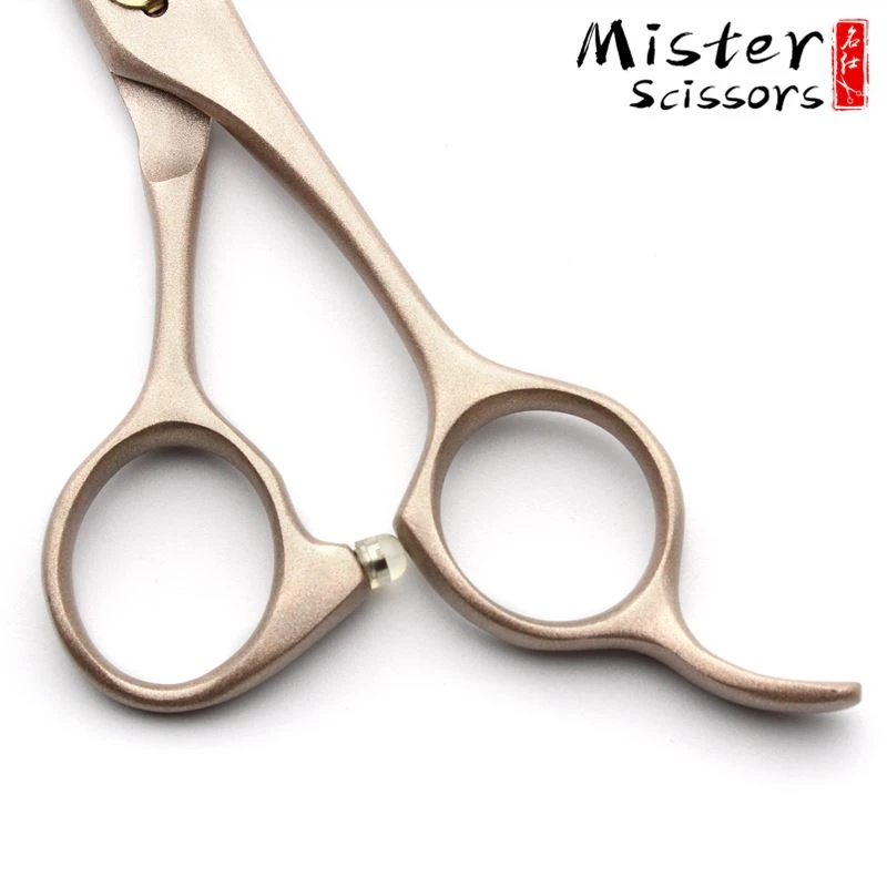 Pet Grooming Straight Scissors Paint Gold Jewelry Screw factory