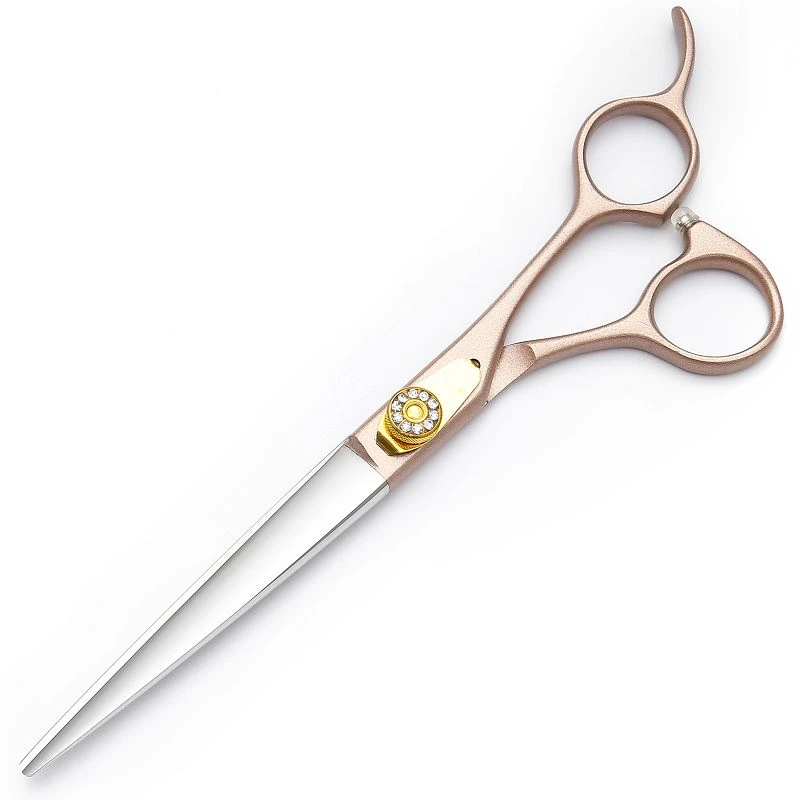 Pet Grooming Curved Scissors Silver